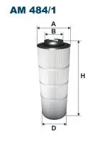 Фильтр воздушный FILTRON AM 484/1