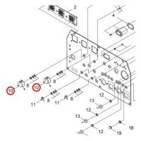 E145000070 Шкала SHINDAIWA DGW400, DGW500